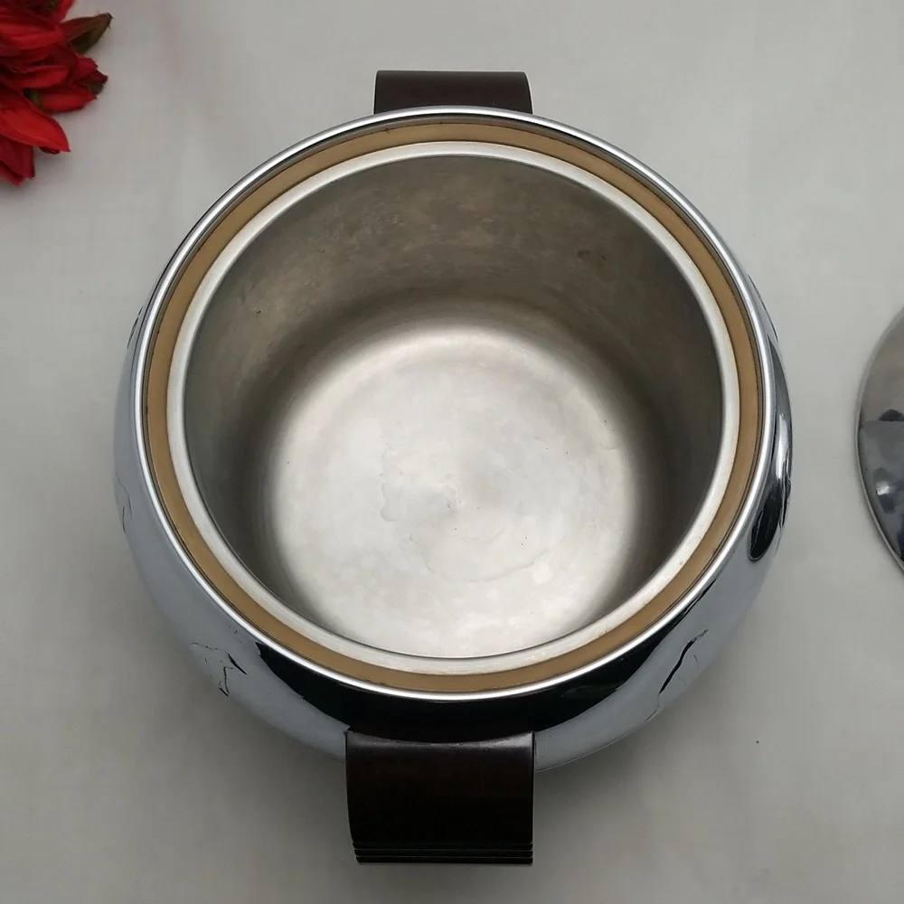 West Bend Penguin Hot & Cold Server With Bakelite Handles